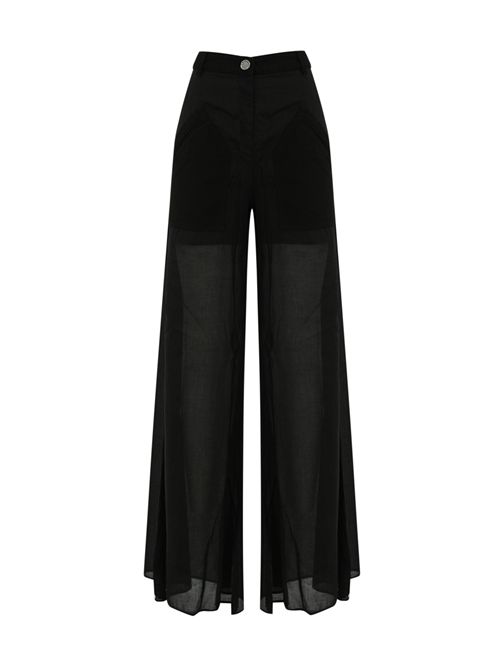 Pantalone palazzo Journal in voile PINKO | 105250 A2MIZ99